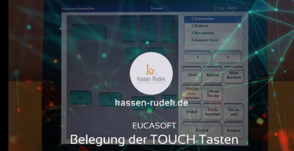 Video: EUCASOFT Kassensystem. Belegung von Touch Tasten. Anderung von Tasten.
